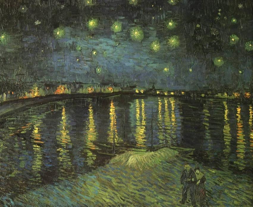 Vincent van Gogh Starry Night over the Rhone I